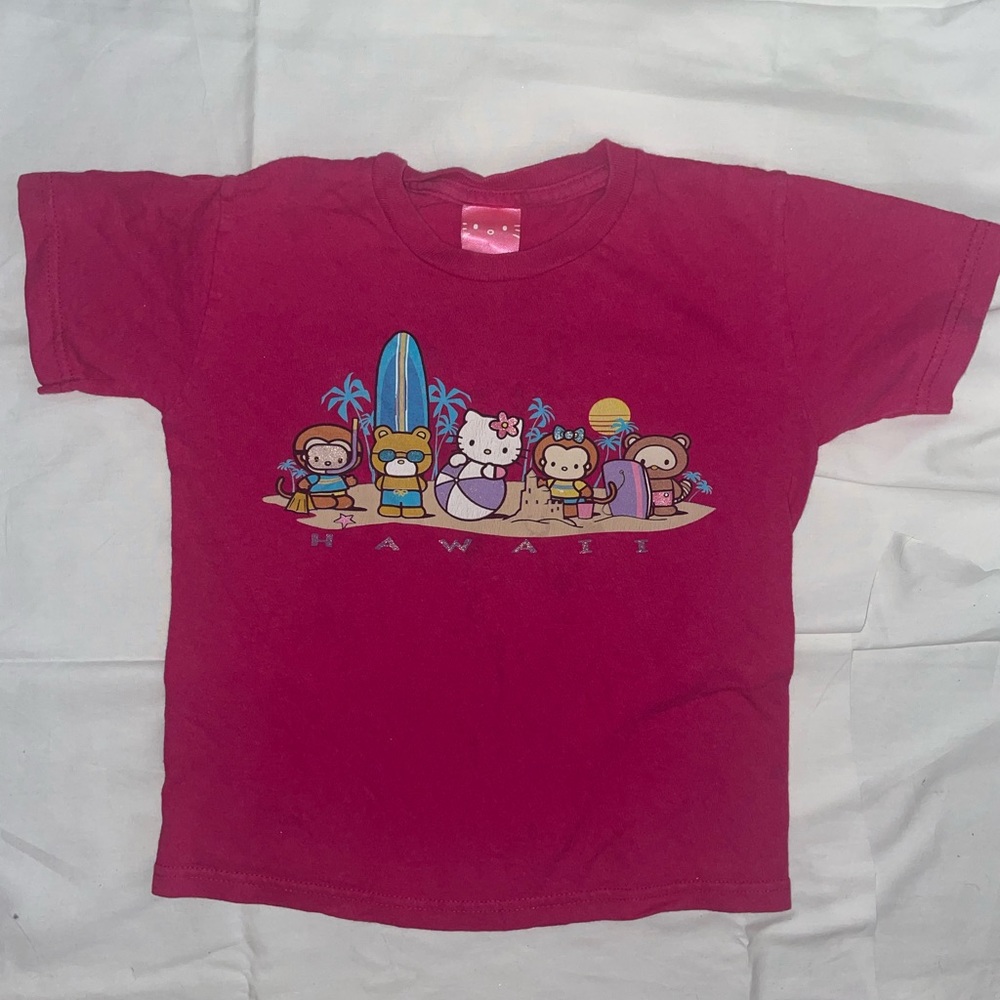 beach hello kitty tee